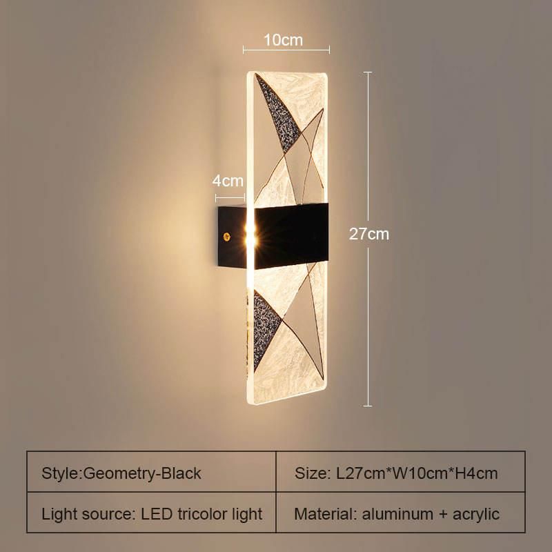 Tricolor LED Wall Light