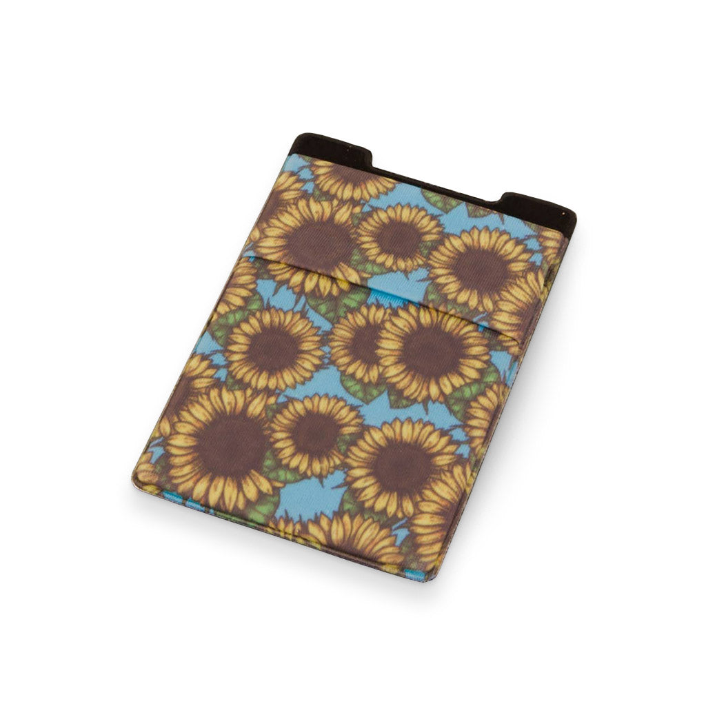 Sunflower Print Phone Pocket