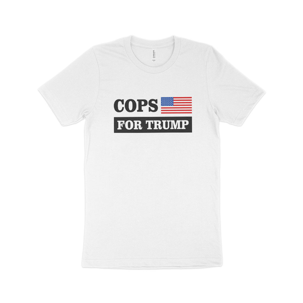 Cops for Trump T-Shirt for Sale - Trump T-Shirts