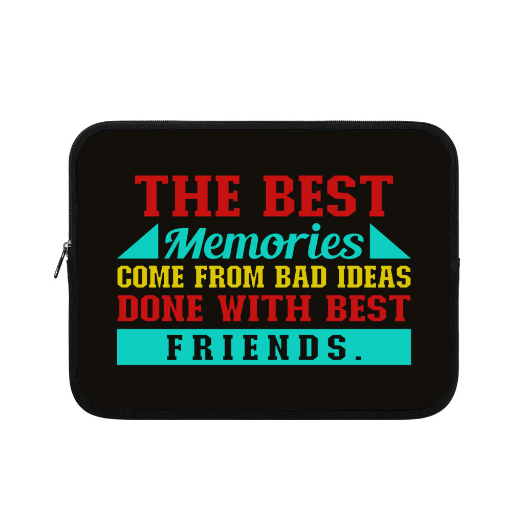 Best Friend Quotes iPad Sleeve - Funny Design Tablet Sleeve - Graphic Carrying Case