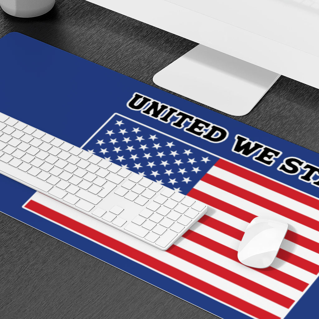 USA Flag Desk Mat - Patriotic Desk Pad - Trendy Laptop Desk Mat