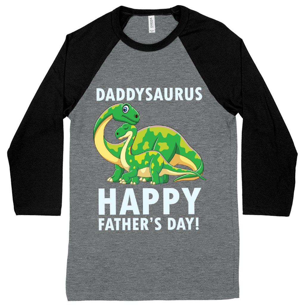 Daddysaurus Baseball T-Shirt - Father's Day T-Shirts - Father's Day T-Shirt Ideas