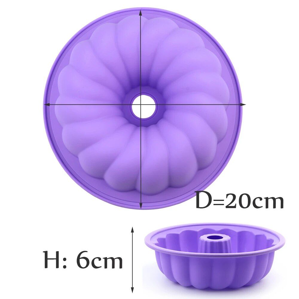 8-Inch Versatile Silicone Cake Mold