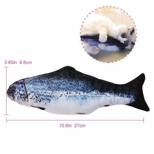 Electronic Pet Cat Toy Electric USB Charging Simulation Fish Toys SP