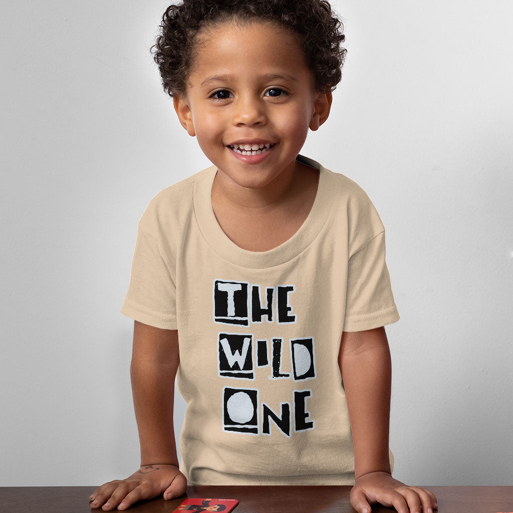 The Wild One Toddler T-Shirt - Best Design Kids' T-Shirt - Trendy Tee Shirt for Toddler