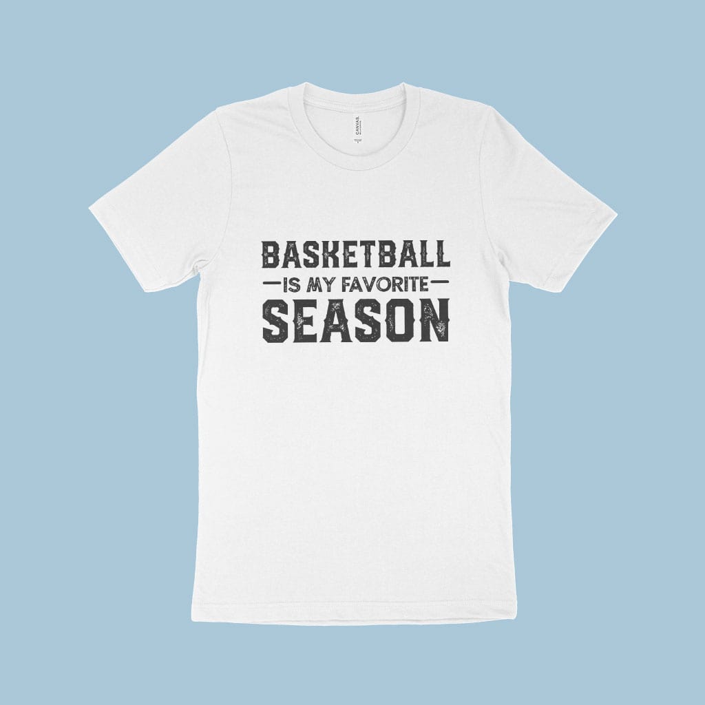 Basketball Season Unisex Jersey T-Shirt Made in USA