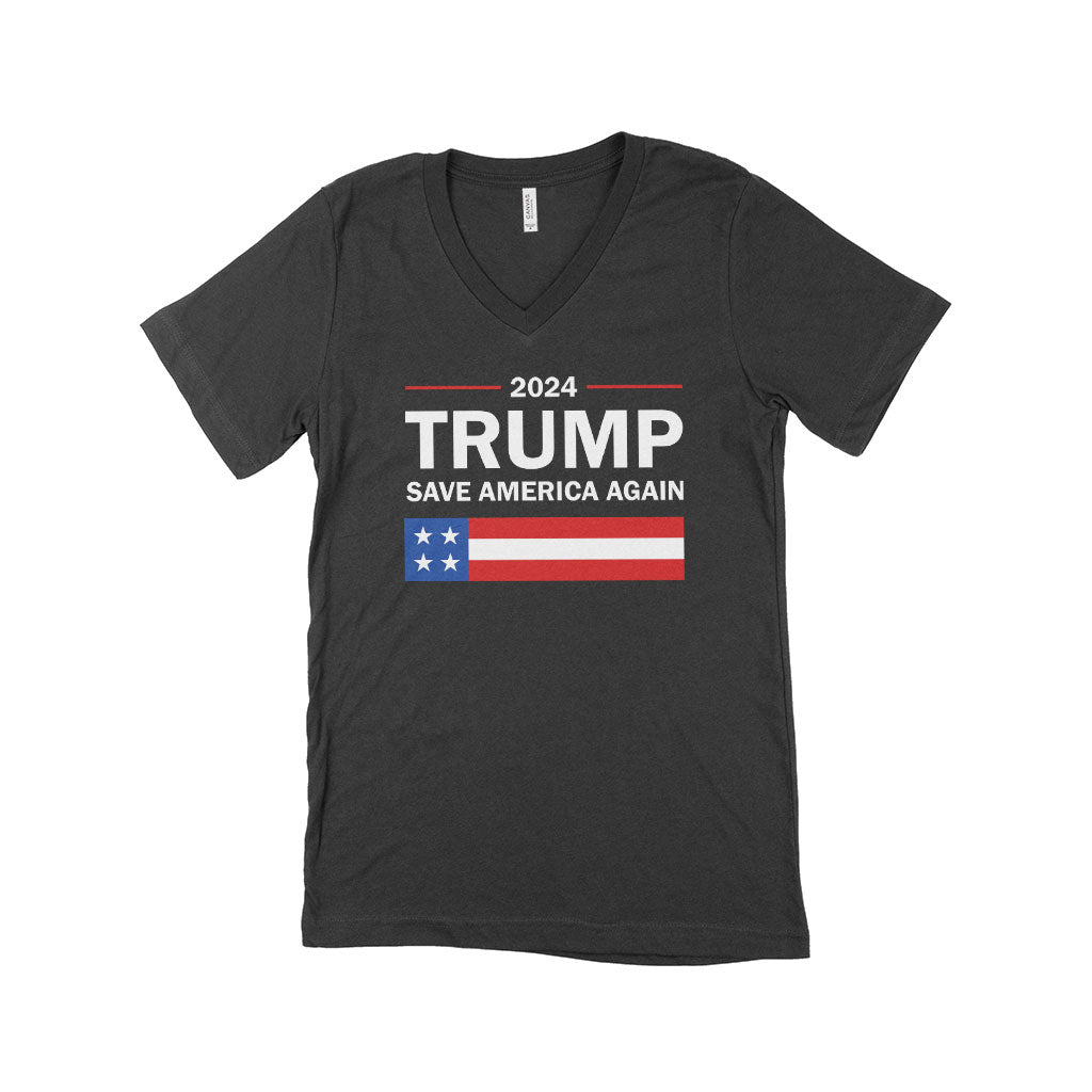 V-Neck Trump T-Shirt - Trump Clothing