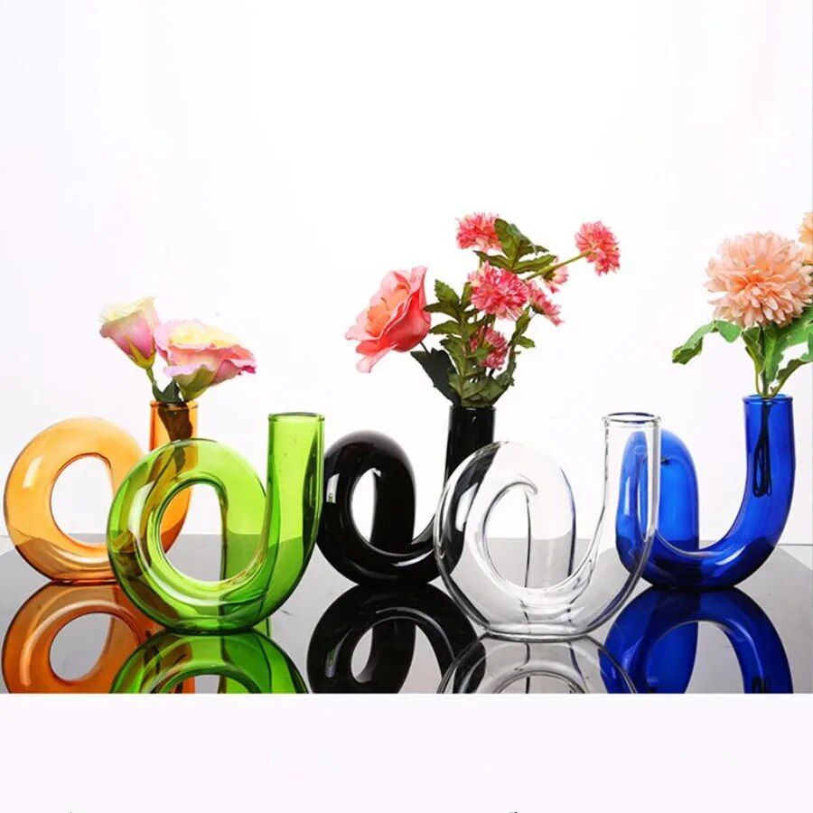 Elegant Glass Vase and Candle Holder