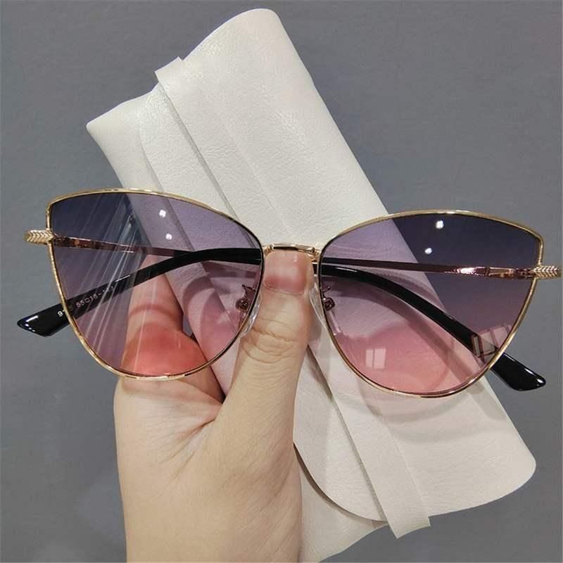 Chic Cat Eye Vintage Sunglasses - UV400 Protection, Trendy Multi-Color Eyewear