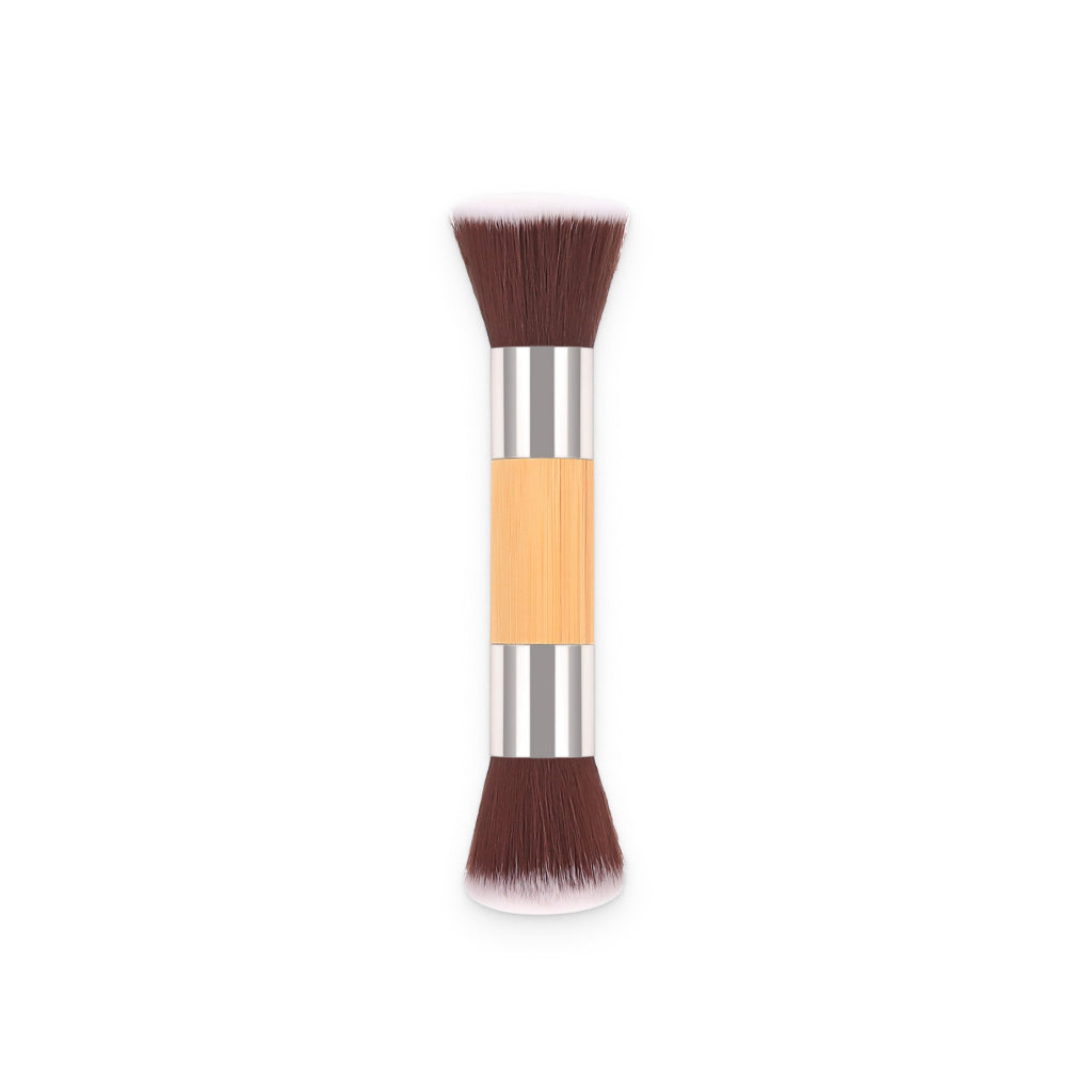 Double-Headed Bamboo Makeup Brush