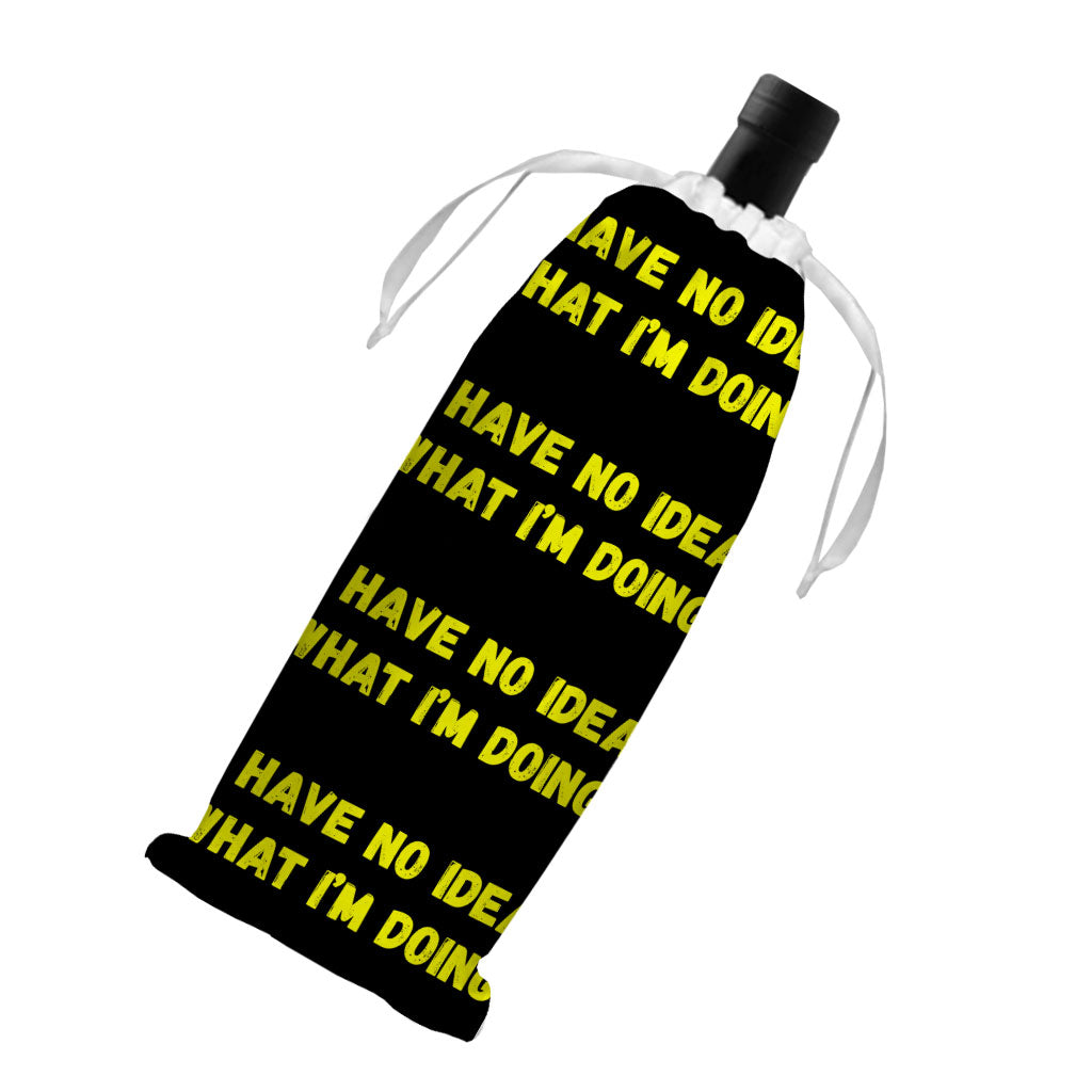 Funny Quote Wine Tote Bag - Trendy Wine Tote Bag - Graphic Wine Tote Bag