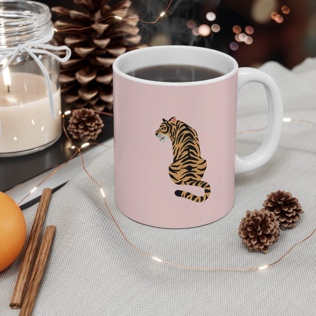 Pink Leopard Mug