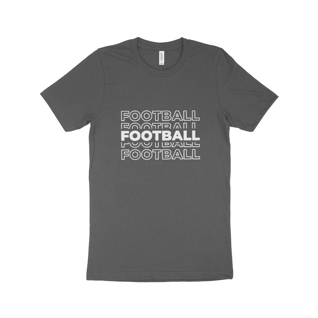 Football Unisex Jersey T-Shirt Made in USA