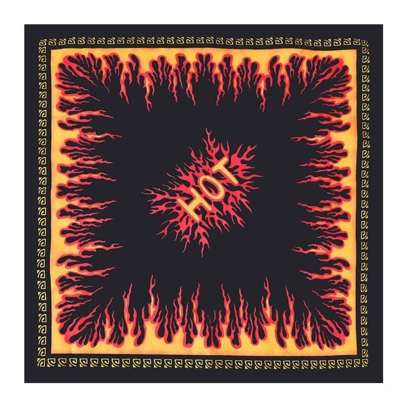 21" Unisex Flame Bandana