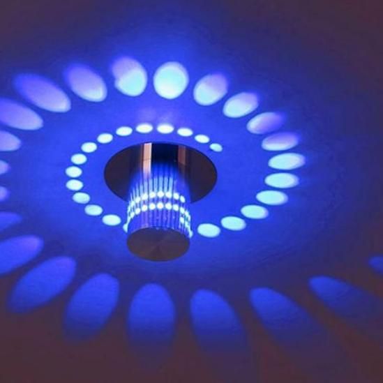 Colorful Spiral LED Wall Lamp