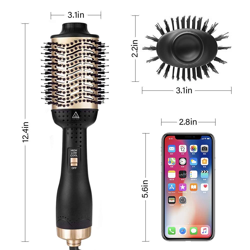 Hair Dryer Hot Air Brush Styler Electric Ion Blow Dryer Brush SP