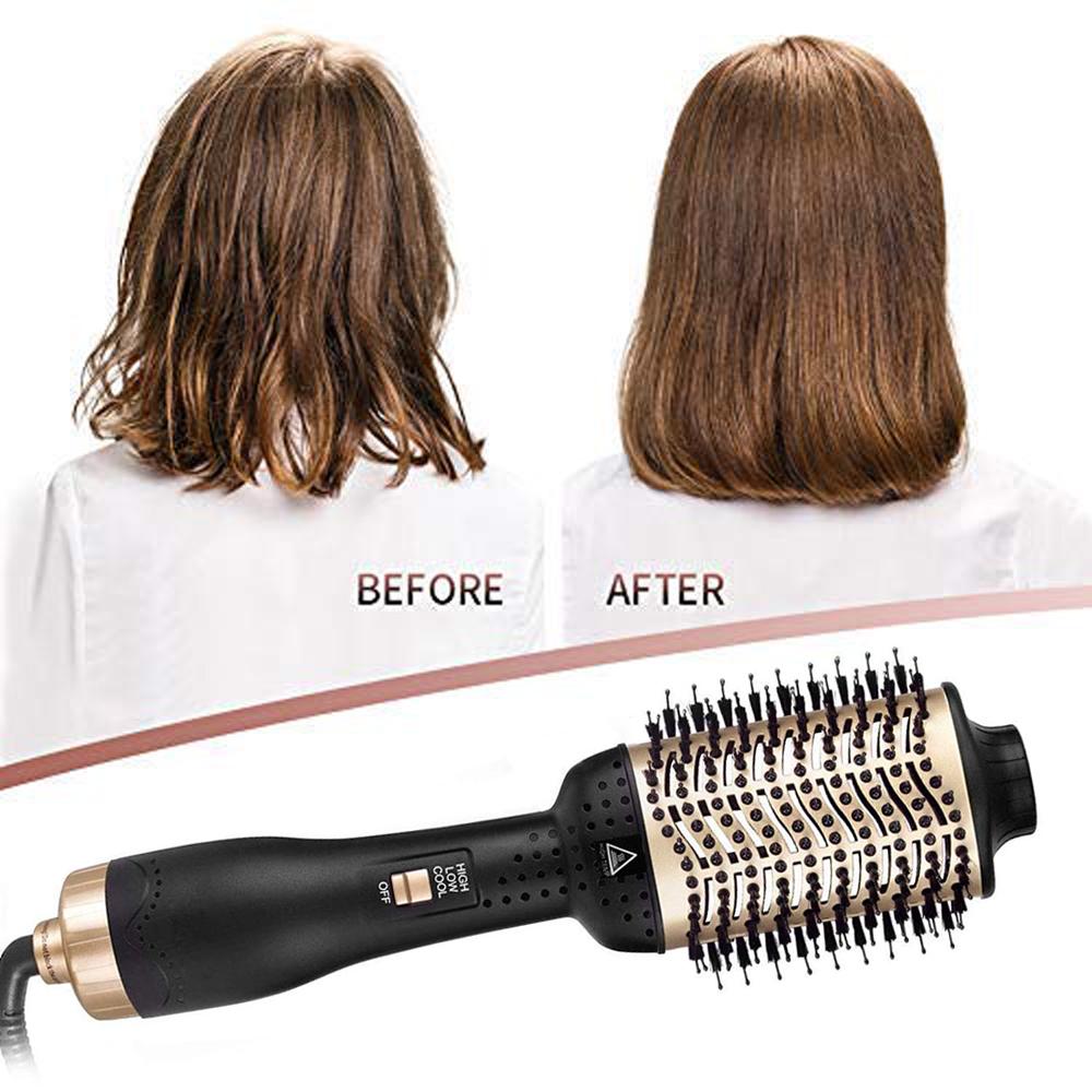 Hair Dryer Hot Air Brush Styler Electric Ion Blow Dryer Brush SP