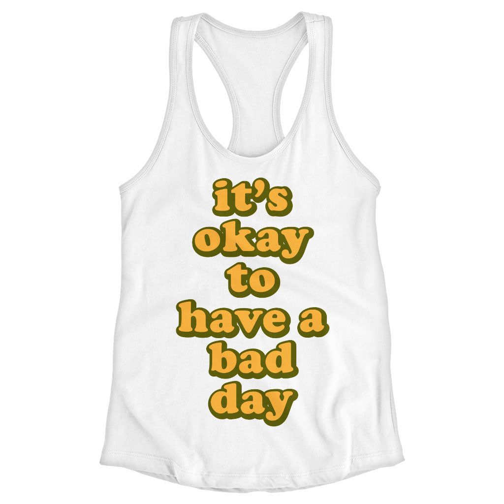 It's Ok Racerback Tank - Positive Tank - Motivational Workout Tank