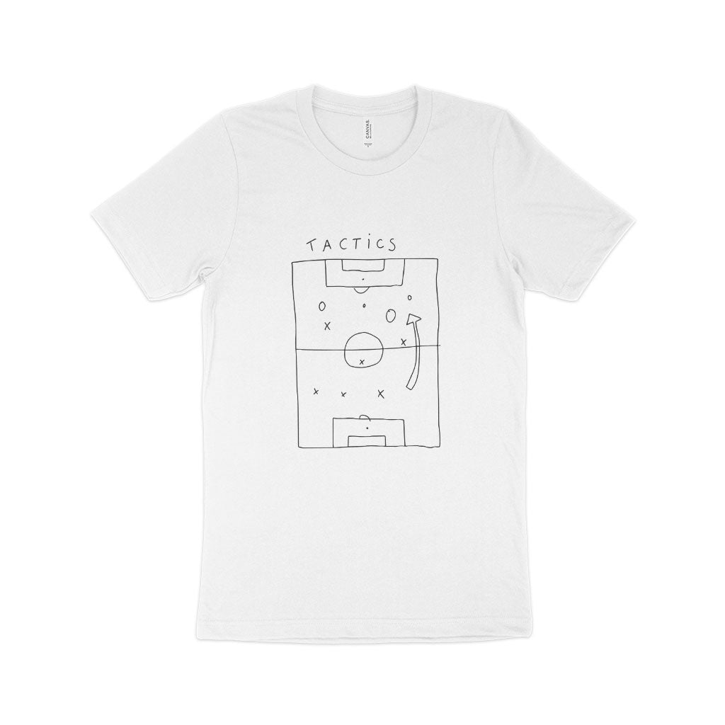 Soccer Tactics Unisex Jersey T-Shirt Made in USA