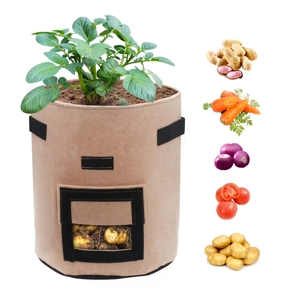 Portable Plant Bag Potato Planting Bag Durable Bag | Teal Simba