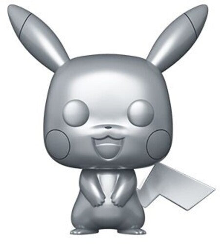 Funko Pop! Games: Pokemon- Pikachu (Silver Metallic