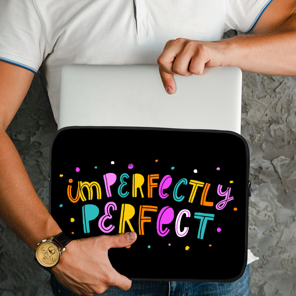 Imperfectly Perfect MacBook Pro 14" Two-Sided Sleeve - Funny Laptop Sleeve - Best MacBook Sleeve