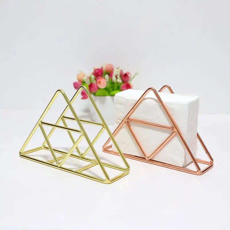 Elegant Iron Art Tissue Holder - Versatile Paper Towel Stand