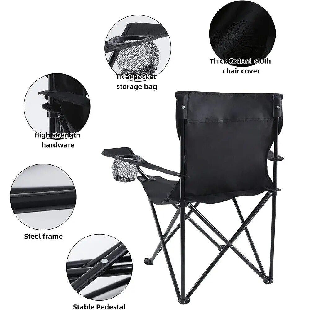 3-in-1 Portable Folding Chair: Backpack, Cooler, and Stool for Outdoor Activities