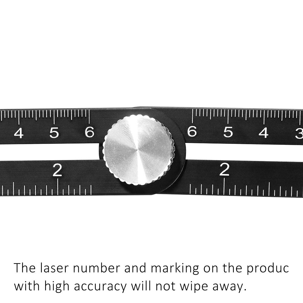 Multi Template 6 Folding Rulers Measuring Tool