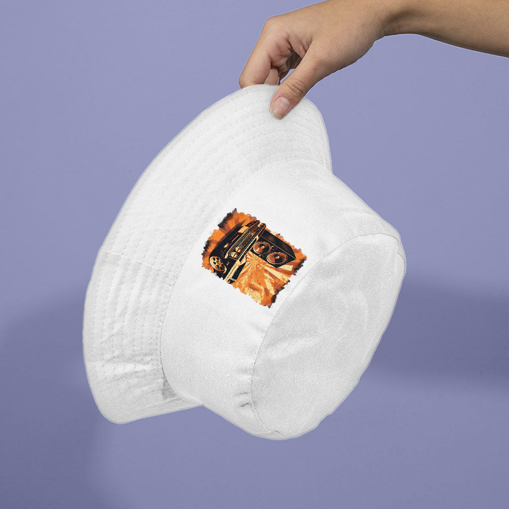 Retro Car Bucket Hat - Trendy Hat - Cool Bucket Hat