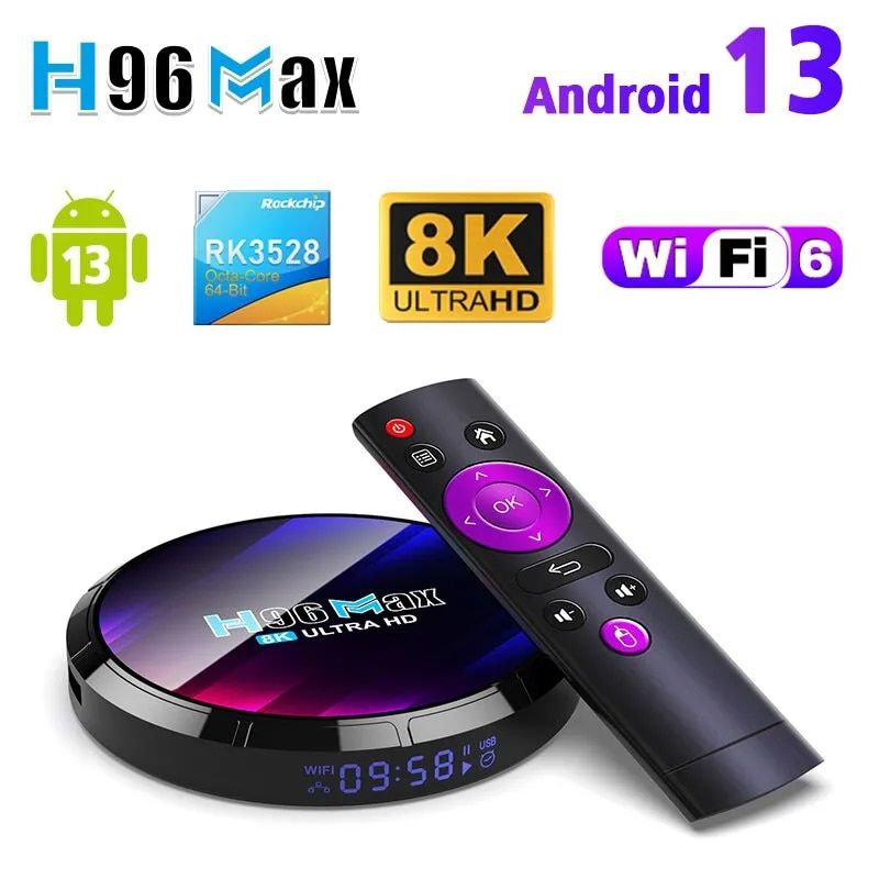 4K Ultra HD Android 13.0 TV Box