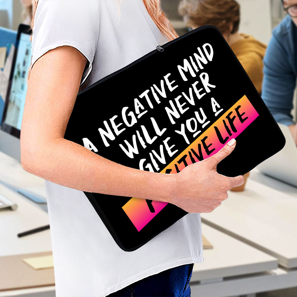 Positive Quote MacBook Pro 16" Two-Sided Sleeve - Trendy Laptop Sleeve - Cool MacBook Sleeve