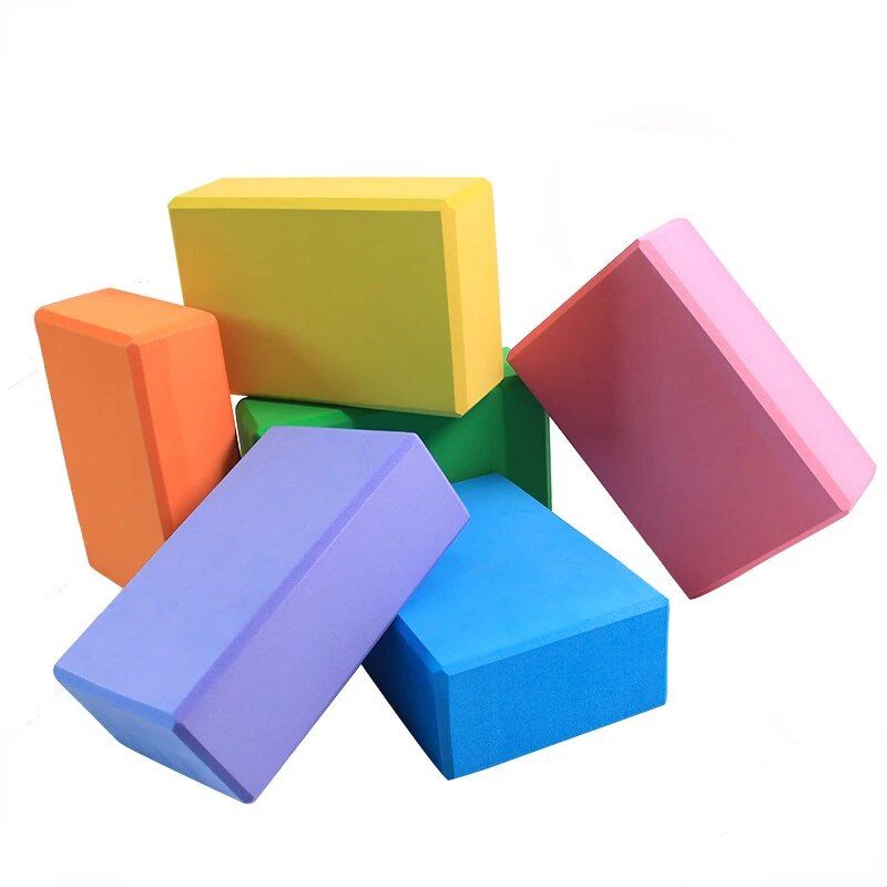 Gym Blocks Foam Brick Set for Yoga, Fitness, and Body Shaping