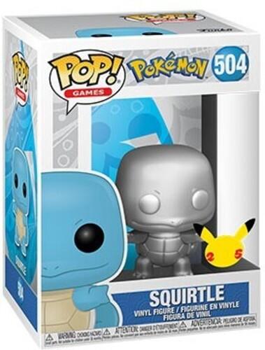 FUNKO POP! GAMES: Pokemon - Squirtle (Silver)