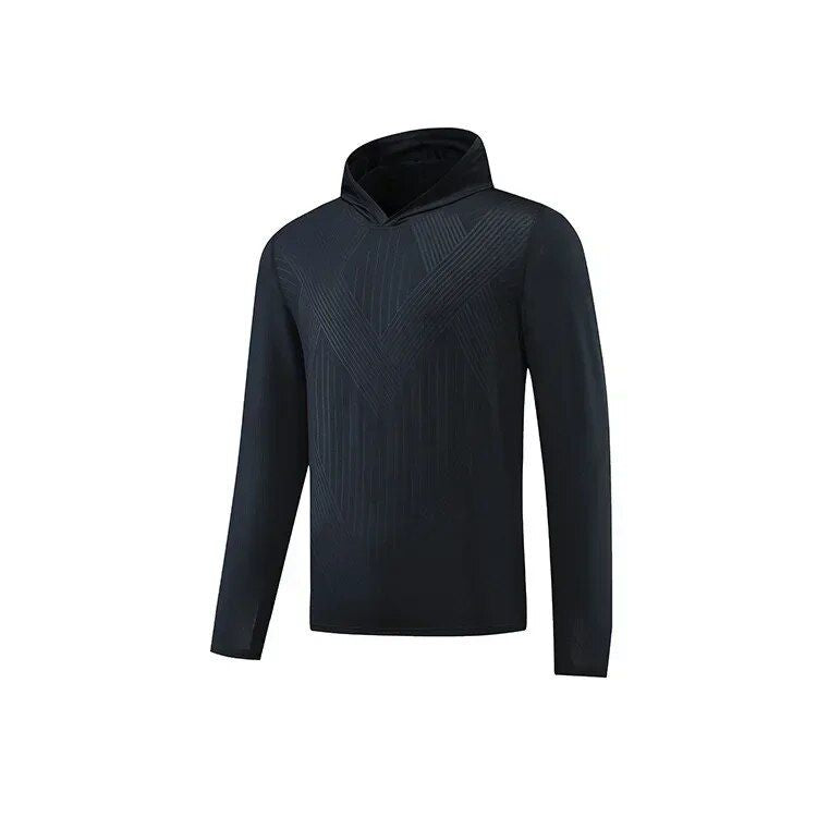 Quick-Dry Long Sleeve Compression Hoodie