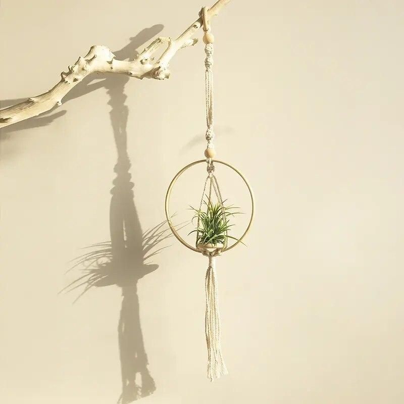 Boho Chic Macrame Air Plant Hanger