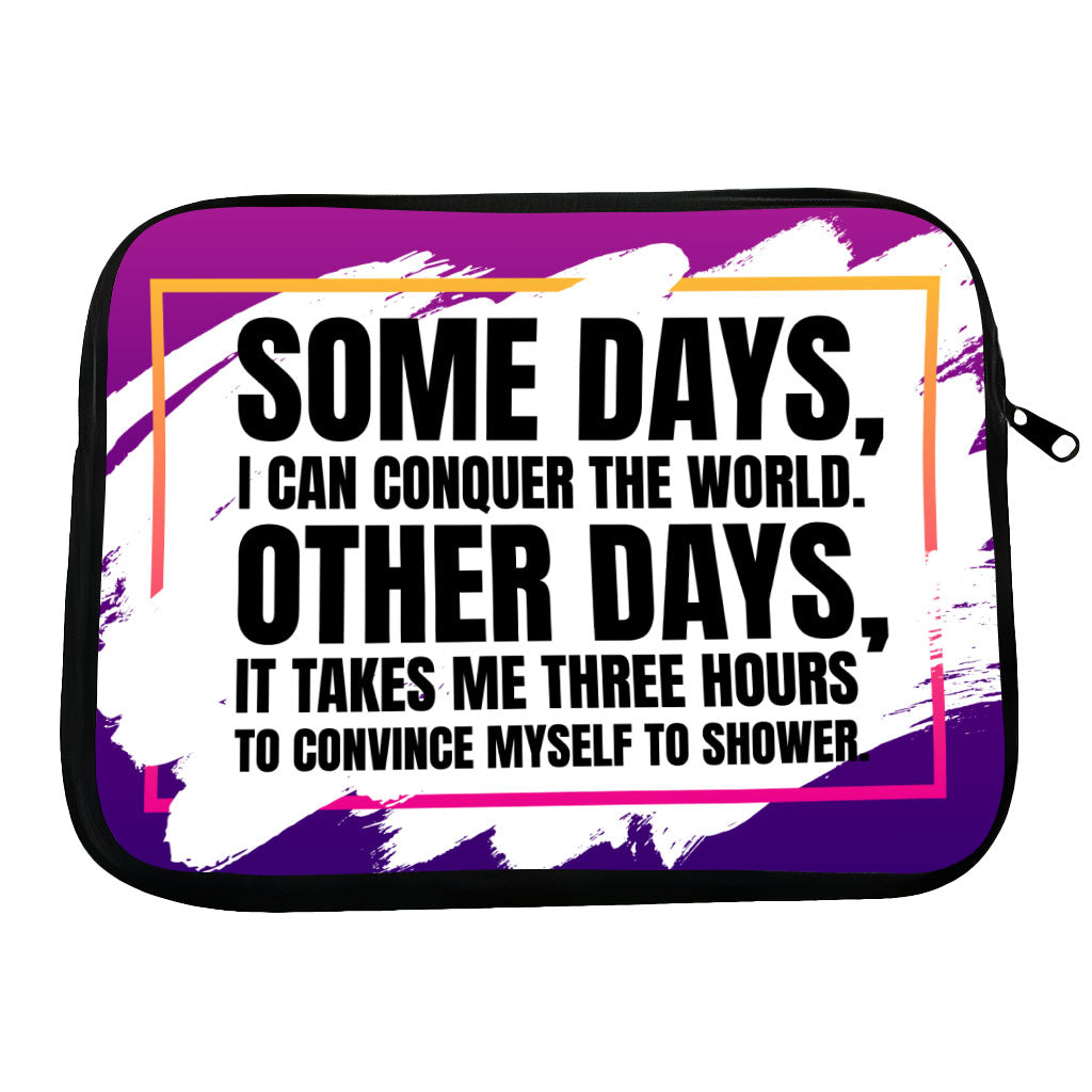 Funny Quote HP 16" Sleeve - Best Design Laptop Sleeve - Graphic Laptop Sleeve with Zipper