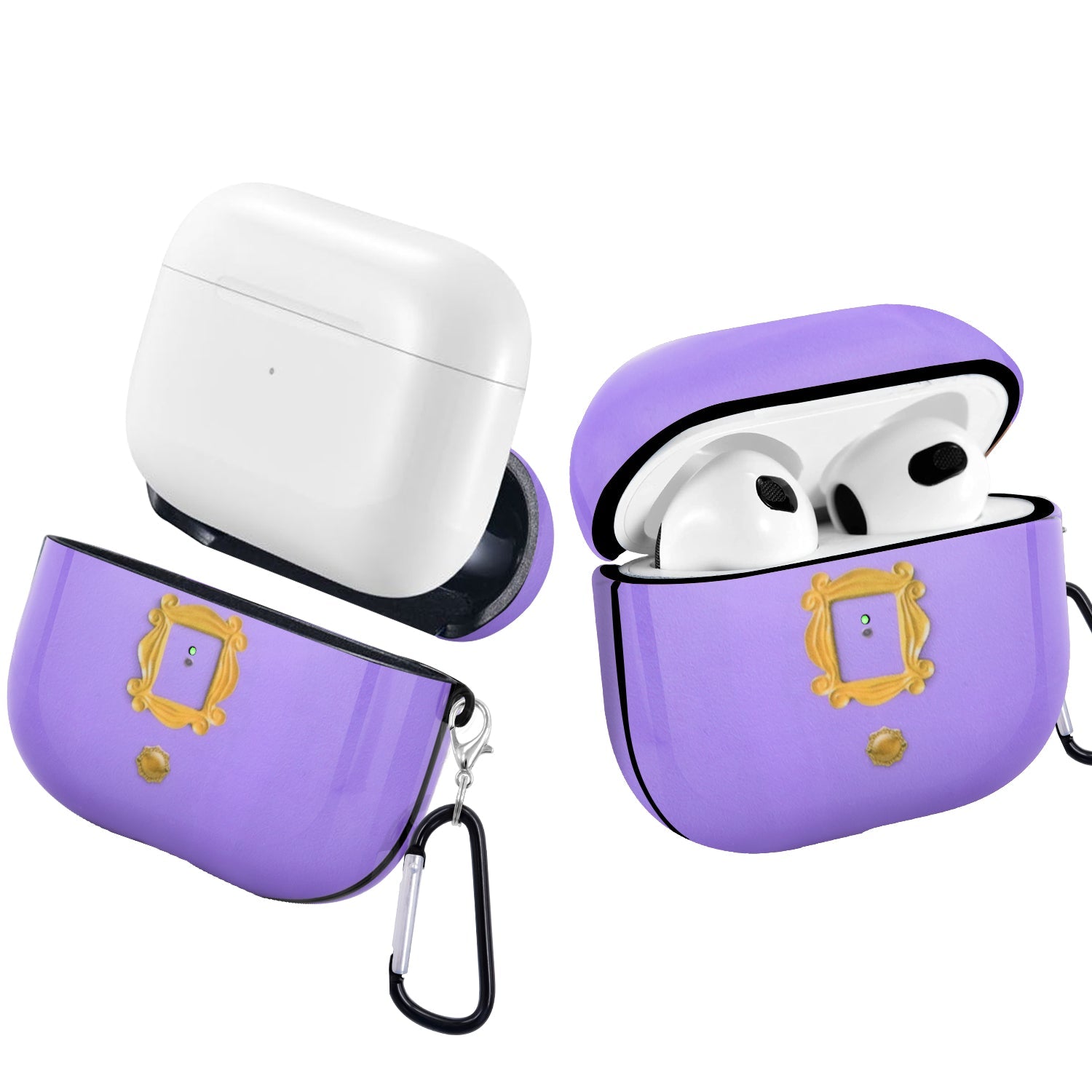 FRIENDS Tv Show Purple Door AirPods 3 Case