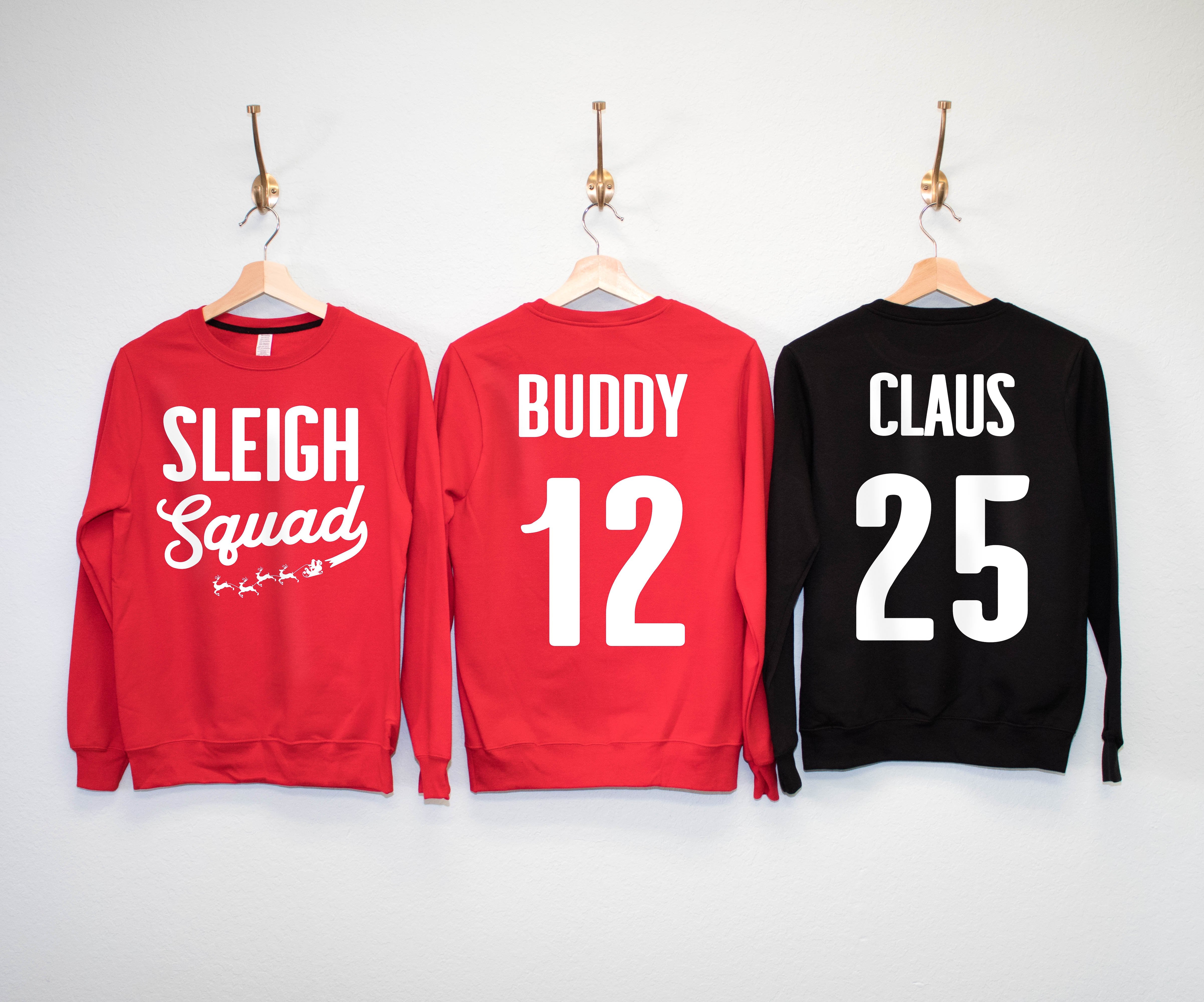 SLEIGH SQUAD Custom Christmas Sweatshirt - Custom
