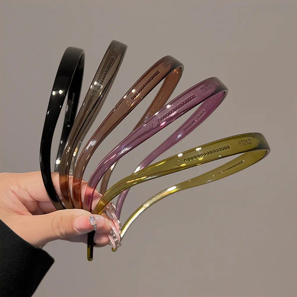 Chic Acrylic Sunglasses-Shaped Hairband for Women: Trendy, Anti-Slip, and Fashion-Forward