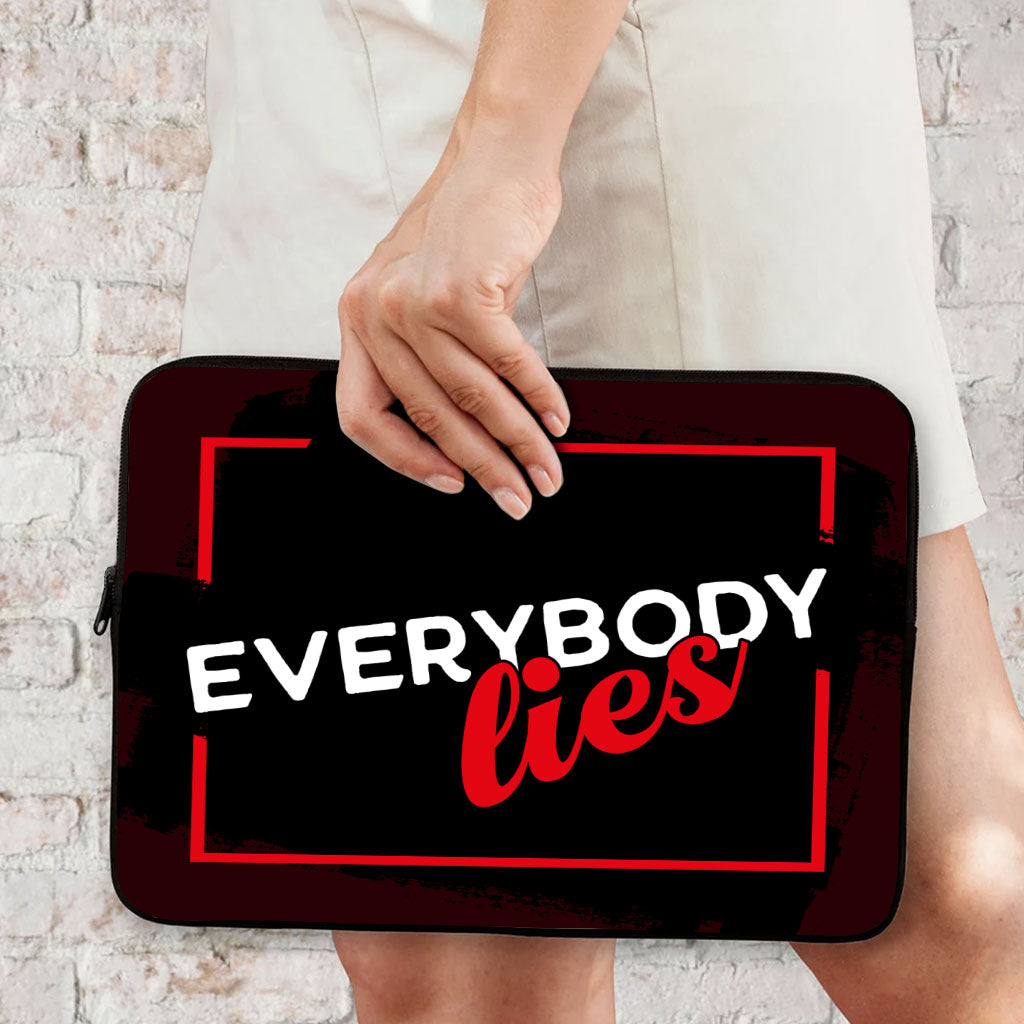 Everybody Lies MacBook Air 14" Two-Sided Sleeve - Printed Laptop Sleeve - Trendy MacBook Sleeve