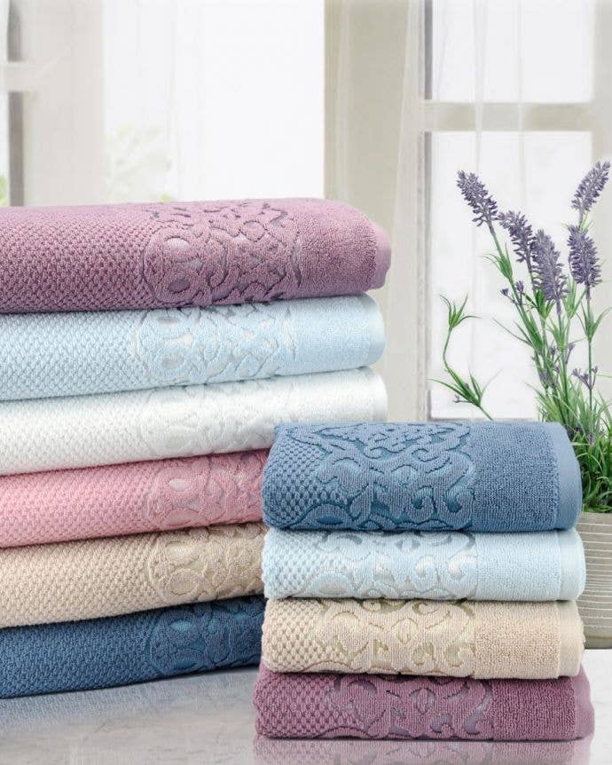 Galata Turkish Cotton Washcloth Towel by East'N Blue - Size: Washcloth