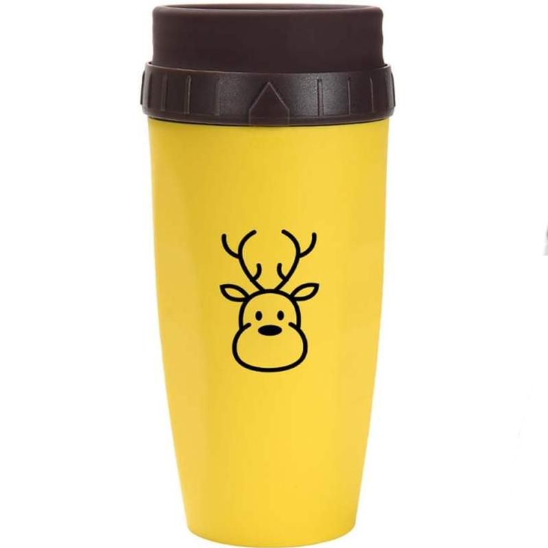 Twist & Sip Travel Mug: Non-Spill, Straw-Enabled, Double-Walled Portable Cup