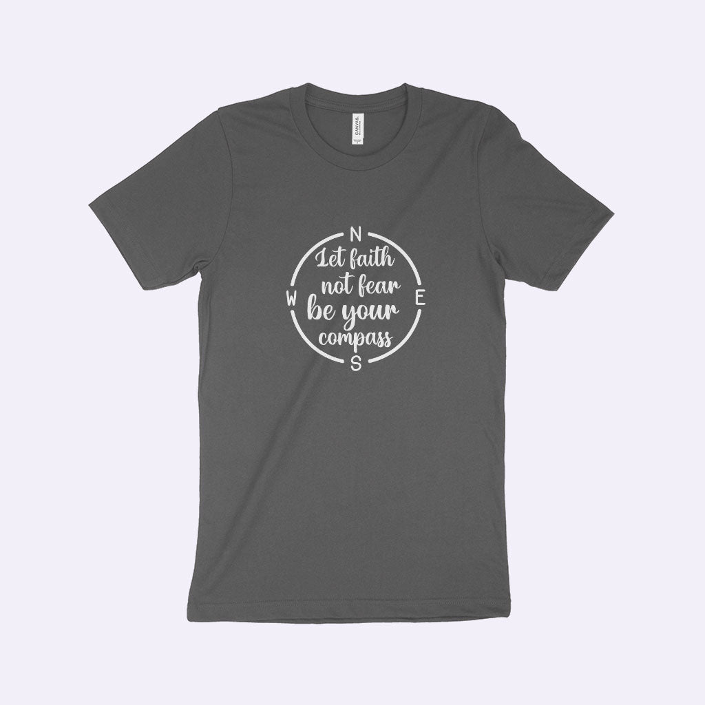 Let Faith Be Your Compass Unisex Jersey T-Shirt Made in USA