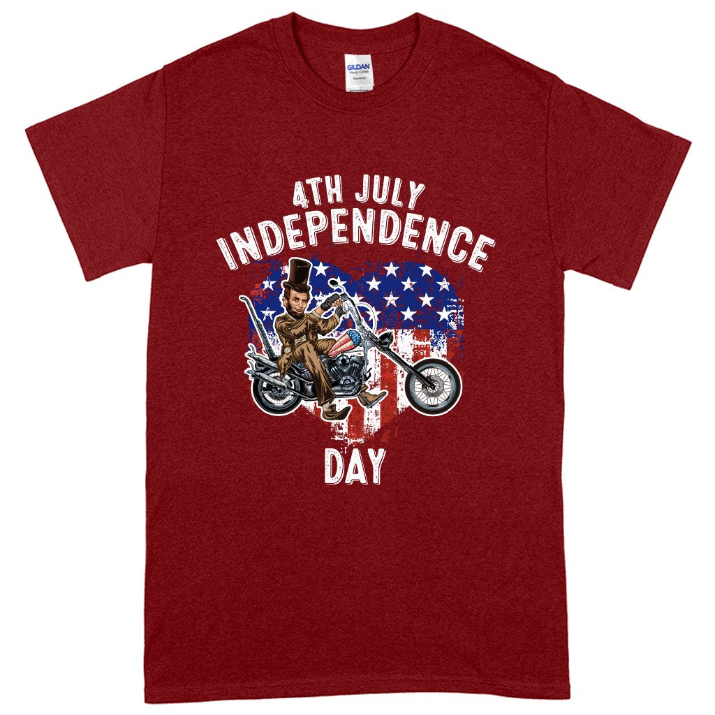 Heavy Cotton Independence Day T-Shirt - Patriotic T-Shirts - Independence Day T-Shirt for Men