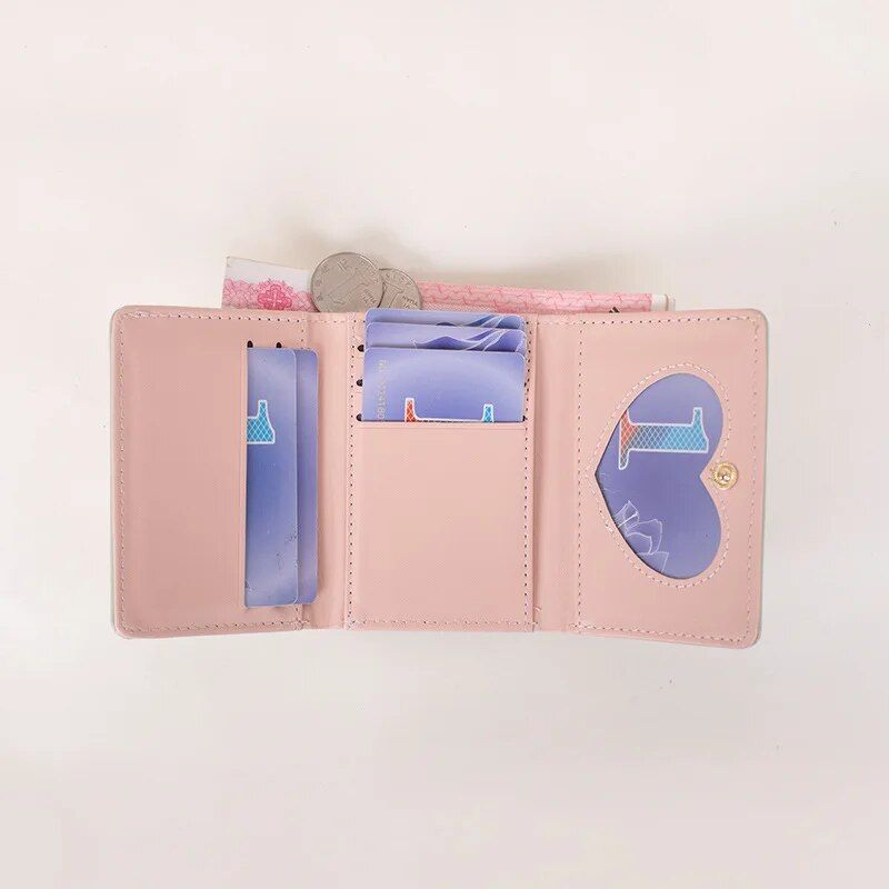 Charming Rabbit Three-Fold Multi-Card Wallet