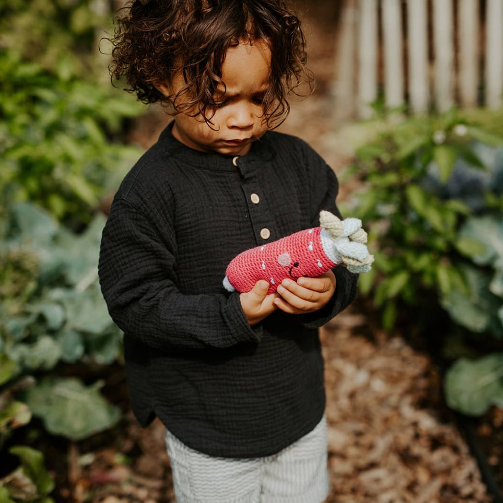 Friendly Radish Rattle