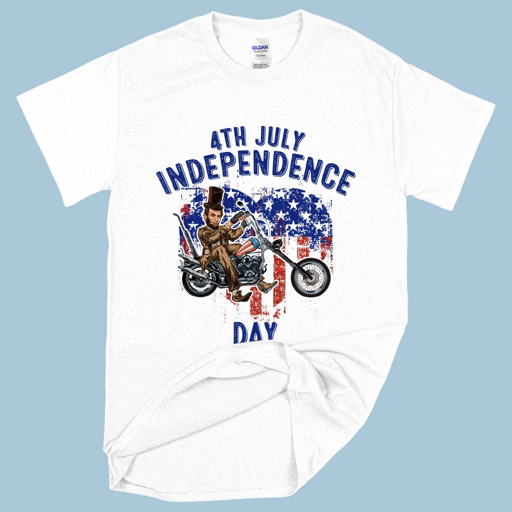 Heavy Cotton Independence Day T-Shirt - Patriotic T-Shirts - Independence Day T-Shirt for Men