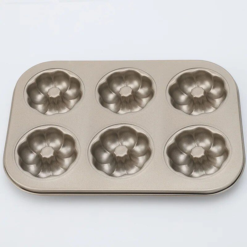 6-Hole Non-Stick Cartoon Cake & Muffin Baking Pan