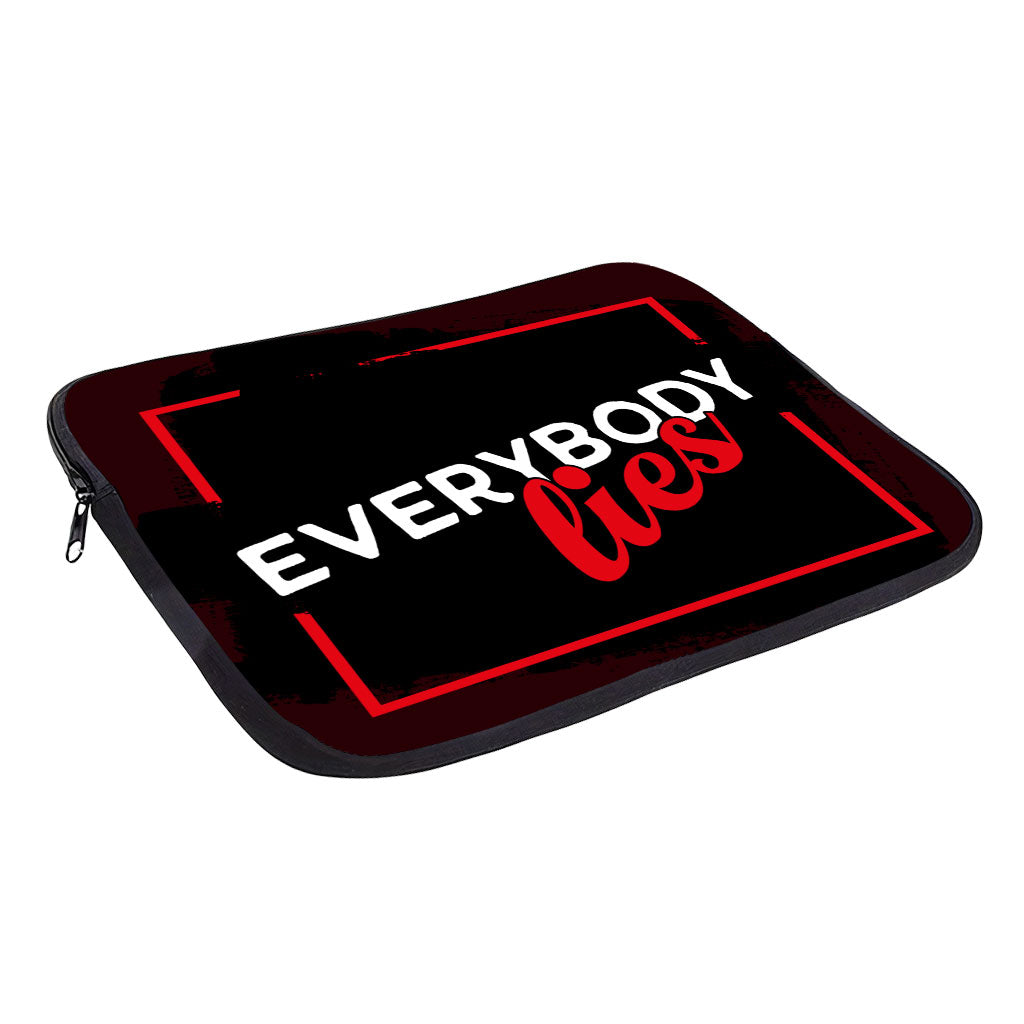 Everybody Lies MacBook Pro 14" Sleeve - Printed Laptop Sleeve - Trendy MacBook Sleeve